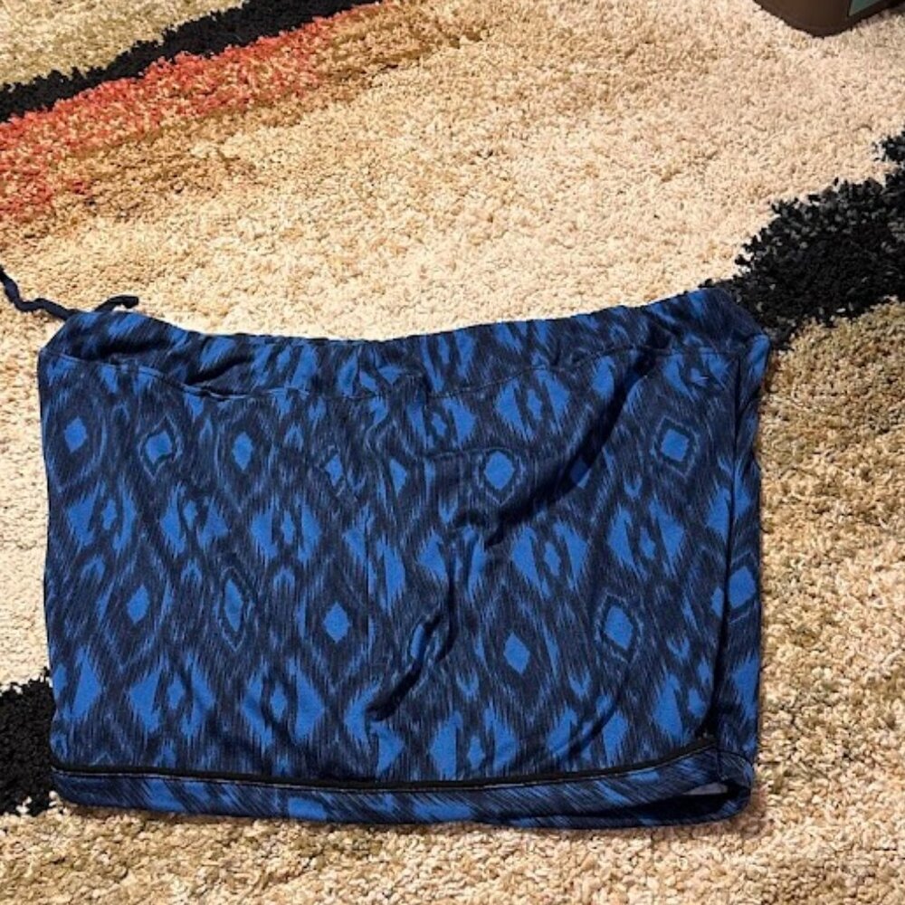 Hello Mello Breakfast in Bed Extra Soft Lounge Shorts Blue Women's Large/XLarge